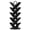 Black, variant on 16-Tier Tree Rotating Bookshelf, 360 Degree Spinning Standing Bookcase for Magazines DVDs Books, Corner Bookcase for Living Room Bedroom Study, Rustic Brown