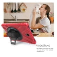thumbnail image 6 of XYX Case for Samsung Galaxy Tab S4 10.5 inch SM-T830/SM-T835 with 360 Degree Rotating, Hand Strap, Shoulder Strap, Red, 6 of 7