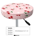 thumbnail image 2 of Cute Berry Pink Star Round Bar Stool Seat Covers, Elastic Round Chair Cover Stool Seat Slipcover Bar Stool Cushions Round Pad for 12-14 inch, 2 of 5