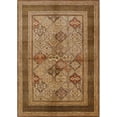 thumbnail image 1 of Ahgly Company Machine Washable Indoor Rectangle Industrial Modern Peru Brown Area Rugs, 5' x 8', 1 of 7