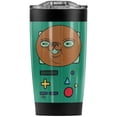 thumbnail image 1 of Adventure Time/Bmo Mask Stainless Steel Tumbler 20 oz Coffee Travel Mug/Cup, Vacuum Insulated & Double Wall with Leakproof Sliding Lid | Great for Hot Drinks and Cold Beverages, 1 of 7