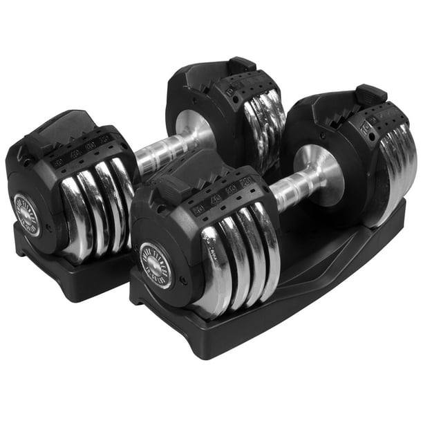XMark 50 lb. Adjustable DumbbellPair