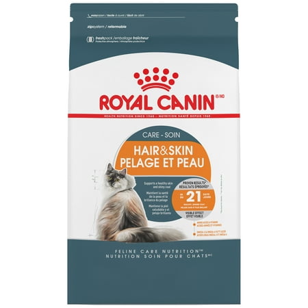 Royal Canin Hair & Skin Care Dry Cat Food, 3.5 lb (Best Cat Food For Hair And Skin)