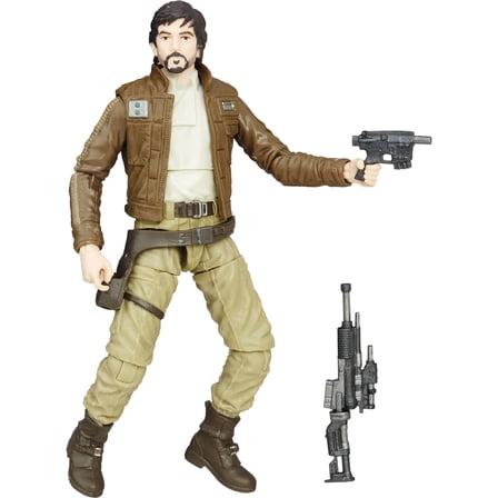 Star Wars Rogue One The Black Series Captain Cassian Andor Action Figure, 3.75 Inches