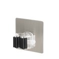 thumbnail image 1 of Mikilon Traceless Nail Free Magic Stick Strong Hook Toilet Traceless Mop Rack, 1 of 1