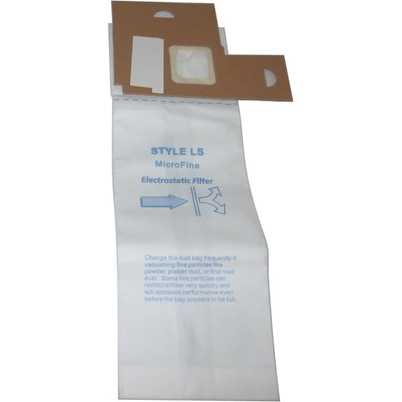 Eureka Style LS, 5700 and 5800 Series Upright Vacuum Cleaner Envirocare Paper Bags 15PK // 315