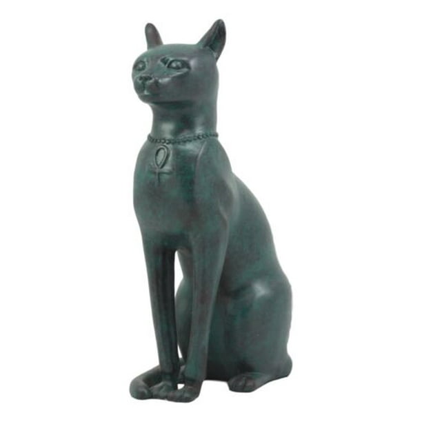 resin cat statue