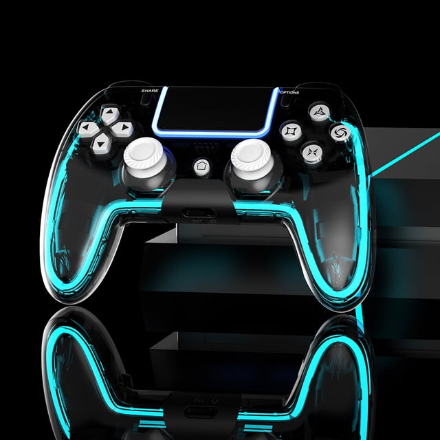 Control De Juego Controlador inalámbrico Controlador de juegos compatible con Bluetooth de 800 mAh para Switch PS4