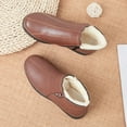 thumbnail image 4 of Tejiojio Fall Clearance Winter Boots Women Plush Warm Shoes Casual Ankle Boots Plus Size Slip On Shoes, 4 of 7