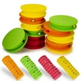 thumbnail image 1 of 10 Pcs Bobines de Ligne de Pêche en Mousse EVA - Enrouleurs de Rangement pour Matériel (65mm), 1 of 9