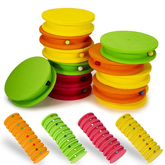 10pcs EVA Foam Fishing Line Spools - Tackle Storage Winding Reels (65mm)