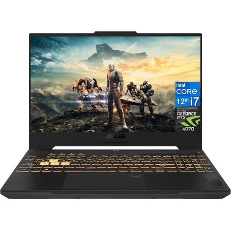 ASUS TUF Gaming Laptop 2023 Newest, 15.6" 144Hz FHD IPS Display, NVIDIA GeForce RTX 4070, 12th Gen Intel Core i7-12700H Processor, 32GB RAM, 1TB SSD, Wi-Fi 6, RGB Keyboard, Windows 11 Home