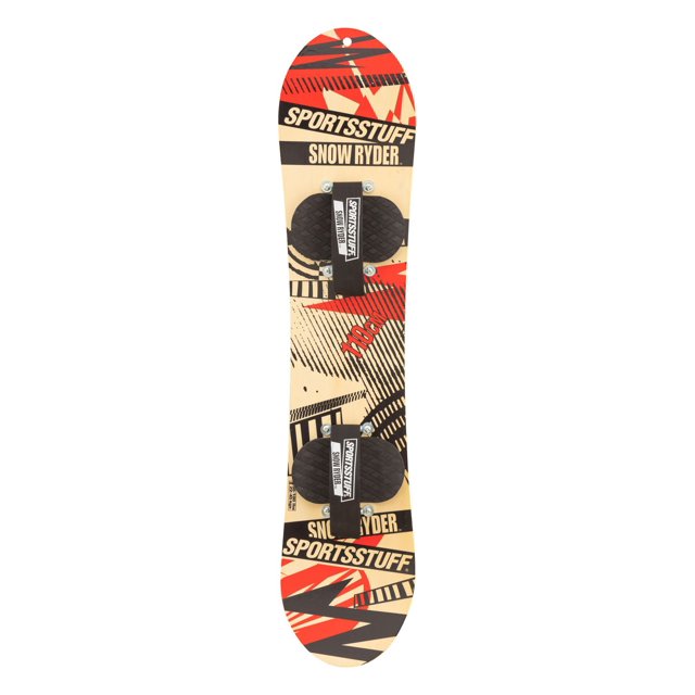 Sportsstuff Snow Ryder 1 Rider Hardwood Snowboard with Velco Bindings 110cm AHSB-1101
