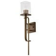 thumbnail image 3 of 60/7749 Nuvo Lighting Terrace - 1 Light Wall Sconce In Contemporary Style-24 Inches Tall and 4.5 Inches Wide-Natural Brass Finish, 3 of 21
