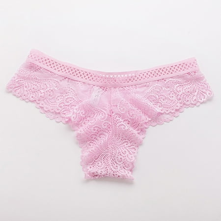 

Uorcsa Midnight Hollow Out Summer Women s Underwear Sexy Comfortable Lace Underpants Pink