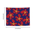 thumbnail image 6 of Picia Red Floral Pattern Tapestry-Tapestries for Bedroom Living Room Dorm(29x37"), 6 of 8