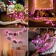 thumbnail image 3 of Cadena de luces LED EXF de 3 m con forma de corazón rosa, batería operativa, resistente al agua, 3 of 5