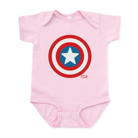 

CafePress - Captain America Icon Baby Light Bodysuit - Baby Light Bodysuit Size Newborn - 24 Months