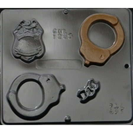 - 1245 Police Assortment Chocolate Candy Mold