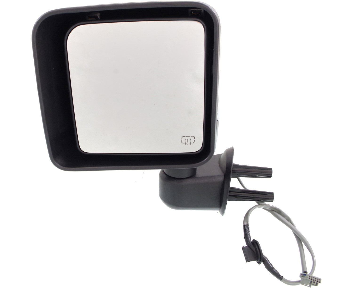Mirror Compatible With 2014 Jeep Wrangler (JK) Left Driver Side Heated  Chrome Kool-Vue 