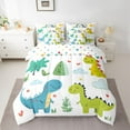 thumbnail image 2 of Castle Fairy Child Teens Animal Dino Twin Bedding Sets,Cute Dinosaur Bedding Comforter Set, 2 of 8