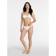 thumbnail image 2 of Time and Tru Women's Low Rise Cheeky Eyelet Bikini Bottoms, Sizes XS-XL, 2 of 5