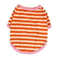 thumbnail image 2 of Dog Striped T Shirt Dog Shirt Pet Apparel For Small To Medium Dogs Puppy, 2 of 9