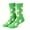 Green, variant on Fengactive Womens Animal Print Crew Socks Cute Character Pattern Knit Socks for Spring Casual Daily Wear