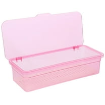 Beaupretty Compact Plastic Utensil Drying Rack with Lid for Kitchen Storage