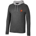 thumbnail image 2 of Men's Colosseum Black USC Trojans Ballot Waffle-Knit Thermal Long Sleeve Hoodie T-Shirt, 2 of 3