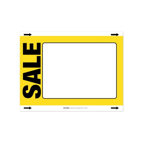 SALE SIGN 7" X 11" (Pack of 1)
