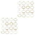 thumbnail image 3 of serony 12 Pieces Ankle Bracelets Creative Colour-fast Durable Comfortable Ankles Chains Exquisite Chic Girls Anklets for Dress Decor Type 4 Type 6 2Set, 3 of 6