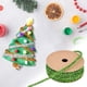 thumbnail image 5 of Decoraciones de cintas para los flecos del árbol de Navidad | Guirnaldas de lana brillante para envoltorios de regalo, lazos, adornos de coronas | Molduras metálicas con cordón | Decoración elegante, 5 of 5