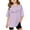 Light Purple, variant on Cute Shirts for Girls 7-8 Years Short Sleeve T-Shirt Simle Preppy Shirt Fashion Wearing Clothes Trendy Girls Fans Gift Tops Black