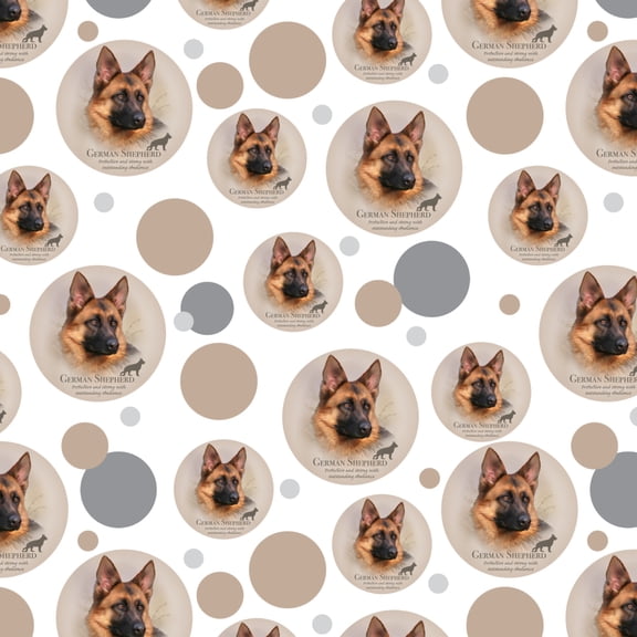 German Shepherd Dog Breed Premium Gift Wrap Wrapping Paper Roll