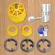 thumbnail image 2 of Juego de Matrices para Roscar Tuberías de Plástico con 3 Matrices de 1/2, 3/4 y 1 Pulgada, Herramienta de Fontanería, Rosca para Tuberías, Taladro Eléctrico Compatible, 2 of 5