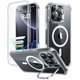thumbnail image 1 of Funda ESR para iPhone 16 Pro Max con soporte y control de cámara, transparente, 1 of 9