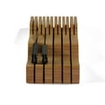 thumbnail image 3 of Cortesi Home Kassandra Natural Bamboo In-Drawer Knife Block, 3 of 4