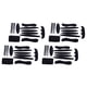 thumbnail image 1 of 4 Paquetes Juego de Almohadillas de Esponja de Repuesto Universales para Ciclismo Kit de Cojines de Casco para Bicicleta Ciclismo Casco de Motocicleta, Negro, 1 of 5