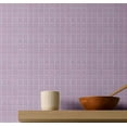 thumbnail image 2 of S4Sassy Self Adhesive Wallpaper, Mosaic Tile Print Wallpaper, Purple Removable Diy Vinyl Tile Pattern Wall Covering, Plain Peel And Stick Contact Paper For Entryway, Kitchen Backsplash(25"X60"), 2 of 9