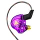 thumbnail image 2 of Cateissary Auriculares con cable portátiles de 1,2 m, Cable de fibra colorido, auriculares HiFi para escuchar música, ver vídeos, ver llamadas de voz, Cables de audio/vídeo Púrpura, 2 of 6