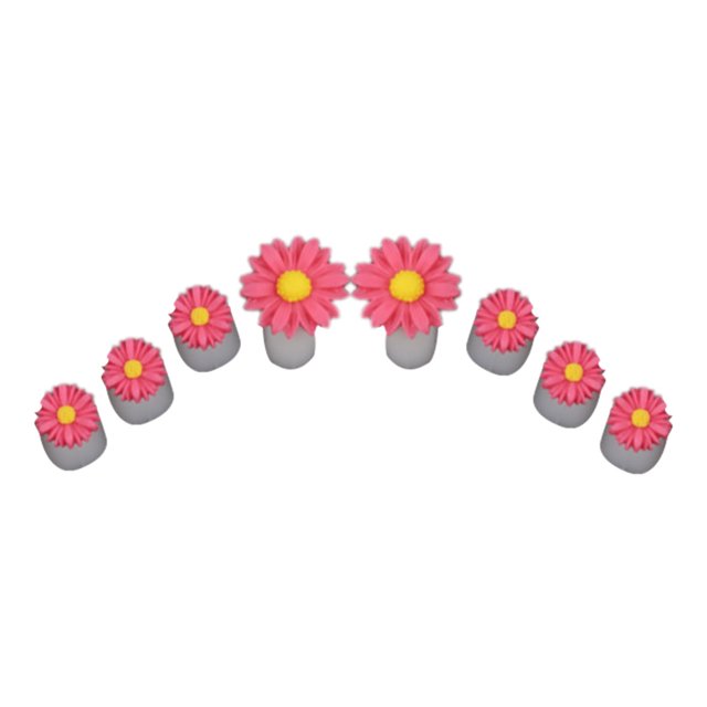 8PCS Toe Separator Cute Flower Fake Pearl Toe Spacer Pedicure Tool for Nail Art