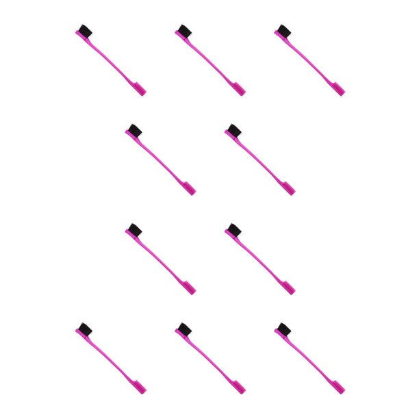 Monstrate Edge Brush Smooth Teasing Hairbrush Profesional Multifuncional Peine para el cabello Suministros de aseo para Home Salon rosa rosado 10Conjunto