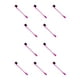thumbnail image 1 of Monstrate Edge Brush Smooth Teasing Hairbrush Profesional Multifuncional Peine para el cabello Suministros de aseo para Home Salon rosa rosado 10Conjunto, 1 of 6