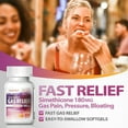thumbnail image 3 of HealthA2Z Gas Relief Simethicone 180mg| Softgels for Gas Relief, 300 Count, 3 of 8