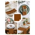 thumbnail image 3 of Yellow Brown Pumpkins Fall Cloth Napkins Set of 6 Reusable Dinner Napkins, Thanksgiving Botanical Modern Art Cocktail Napkin Washable Table Napkins for Wedding/Holiday Party/Baby Shower 20"x20", 3 of 7