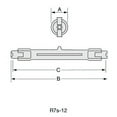 thumbnail image 3 of USHIO J240V-200W/119MM LONG R7S-12 base Halogen Bulb, 3 of 5