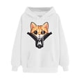 thumbnail image 2 of PNTUTB Women's Round Neck Print Winter Hoodie Sweatshirt Long Sleeved Comfortable Casual Pullover, 2 of 6