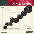 thumbnail image 3 of PIONEER P.R.O. Series TS-B351PRO 3.5â Tweeters (Pair) â 250W Max, Perfect for high-SPL Builds and pro-Level car Audio, Bullet Style Tweeter, 3 of 9