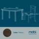 thumbnail image 5 of Comedor de Madera Mobi con 4 Sillas Modelo León Color Tabaco Largo 110 cm, 5 of 5